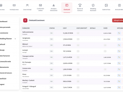 Buget și cheltuieli